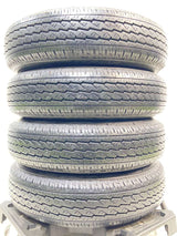 ブリヂストン V600 155/80R14 88/86LT /トヨタ純正 AL 5.0J+ 100-4穴 4本