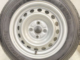 ブリヂストン V600 155/80R14 88/86LT /トヨタ純正 AL 5.0J+ 100-4穴 4本