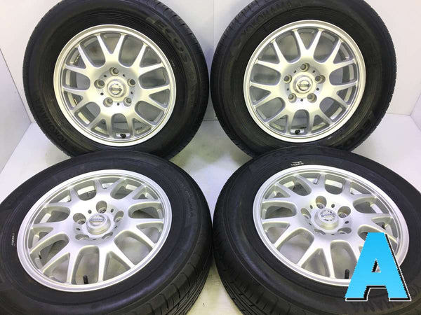 ヨコハマ エコス ES31 205/65R15 /日産純正  15x6.0 45 114.3-5穴