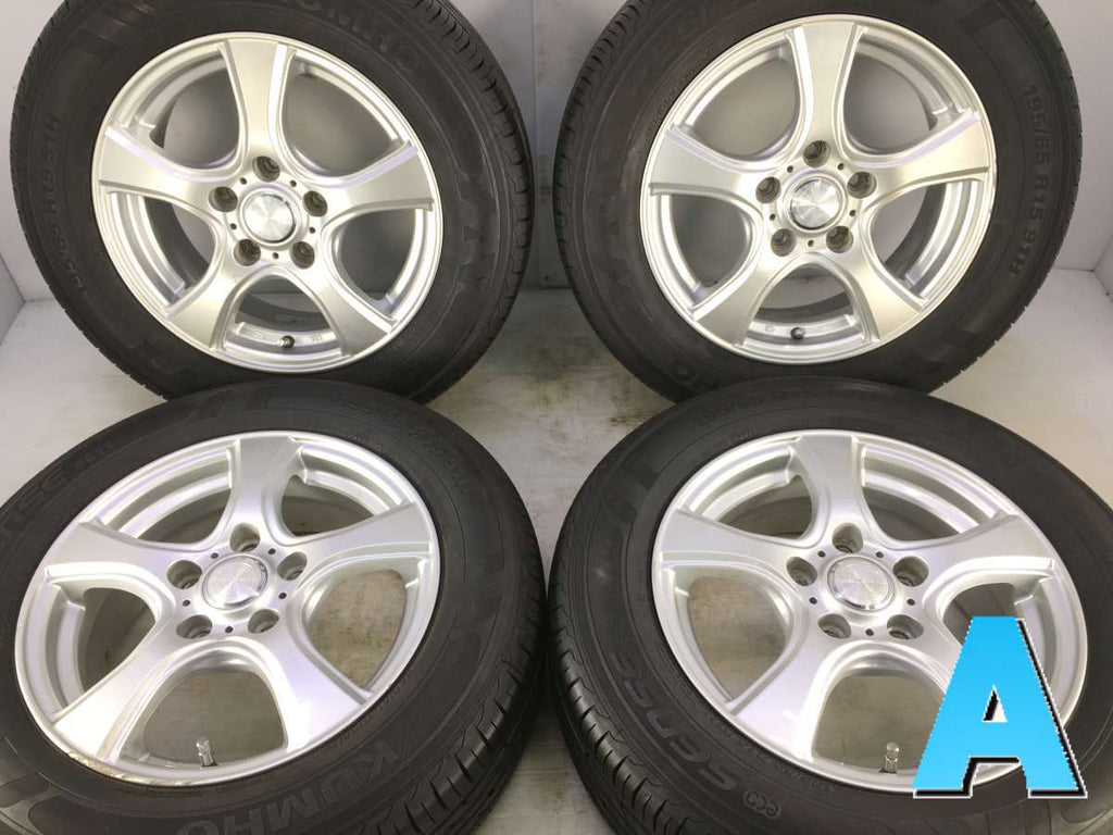 クムホ SENSE SE11 195/65R15 /VIOLENTO 15x6.0 43 114.3-5穴 – タイヤ 