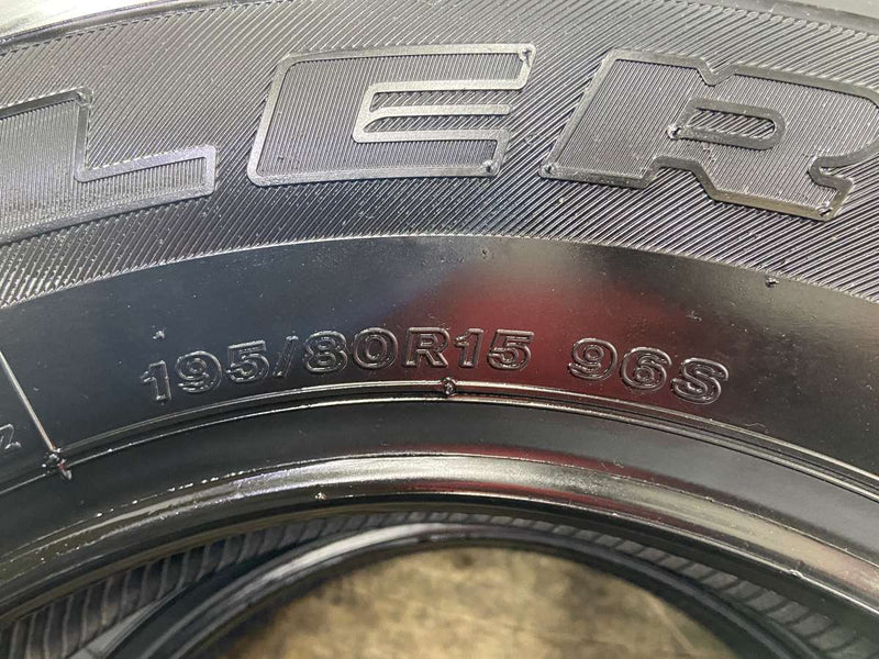 ブリヂストン デューラー H/T 684-2 195/80R15  2本