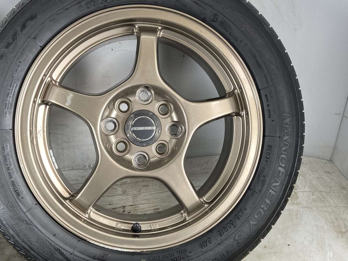 トーヨータイヤ ナノエナジー3 PLUS 185/60R15 / SCHNEDER 6.5J+45 100/114.3-4穴 4本 – タイヤ・ホイール カンパニー