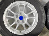 トーヨータイヤ トランパス mpZ 195/65R15  /　 エコフォルム 6.0J+45 100-5穴 4本