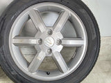 ヨコハマ ブルーアース 165/60R15  /スズキ純正  4.5J+50 100-4穴 4本