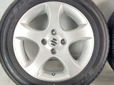 イエローハット PRACTIVA 185/60R15  /スズキ純正  5.5J+45 100-4穴 4本