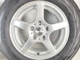 ヨコハマ ブルーアース RV-02 205/65R15  /　 GRASS SR 6.0J+53 114.3-5穴 4本