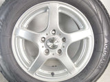 ヨコハマ ブルーアース RV-02 205/65R15  /　 GRASS SR 6.0J+53 114.3-5穴 4本