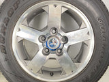 ダンロップ グラントレック AT3 175/80R15  /三菱純正  5.5J+46 114.3-5穴 4本