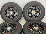 ブリヂストン V600 195/80R15 107/105L LT /　 キーラー 6.0J+33 139.7-6穴 4本