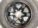 ブリヂストン V600 195/80R15 107/105L LT /　 キーラー 6.0J+33 139.7-6穴 4本