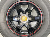 ブリヂストン V600 195/80R15 107/105L LT /　 キーラー 6.0J+33 139.7-6穴 4本