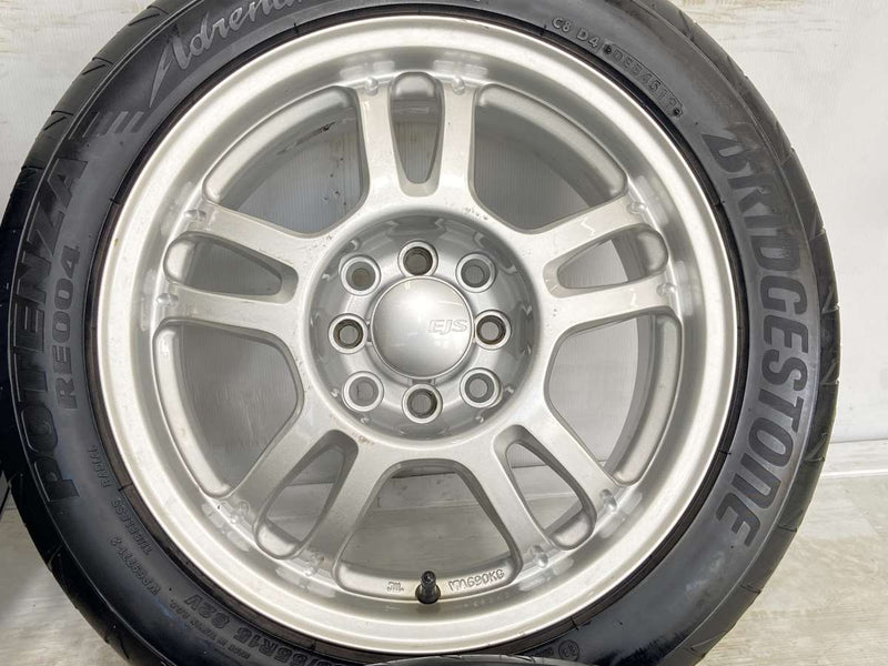 ブリヂストン ポテンザ RE004 185/55R15 / ENKEI EJS 6.5J+35 100/114.3-4穴 4本 –  タイヤ・ホイールカンパニー