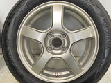 ヨコハマ ブルーアースGT  AE51 185/60R15  /　 トップラン 5.5J+50 100-4穴 4本