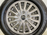 ヨコハマ ブルーアース RV-02 195/65R15  /トヨタ純正  6.0J+50 114.3-5穴 4本