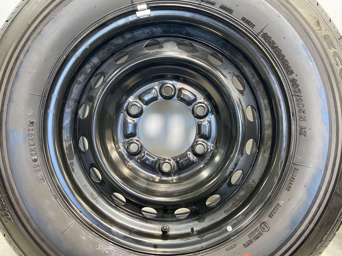 ブリヂストン エコピア RD-613 195/80R15 107/105 /トヨタ純正 6.0J+
