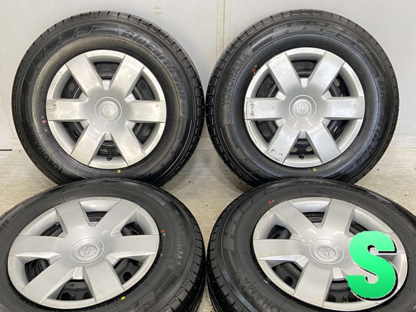 ヨコハマ ブルーアース バンRY55 195/80R15 107/105 /トヨタ純正 6.0J+