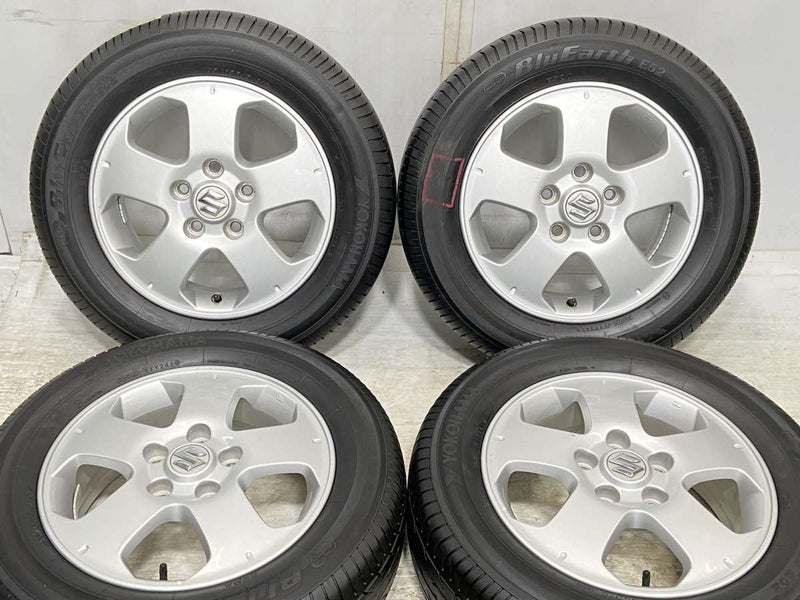 ヨコハマ ブルーアース E52 195/65R15 /スズキ純正 5.5J+45 114.3-5穴