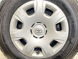 ブリヂストン V600 195/80R15 107/105L LT /トヨタ純正  6.0J+ 139.7-6穴 4本