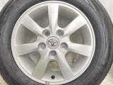 ヨコハマ ブルーアース RV-02 195/65R15  /トヨタ純正  6.0J+50 114.3-5穴 4本