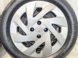 ブリヂストン ネクストリー 185/60R15  /トヨタ純正  5.5J+ 100-4穴 4本