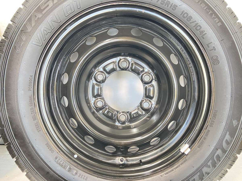 ダンロップ エナセーブVAN01 185/75R15 106/104L LT /トヨタ純正  6.0J+ 139.7-6穴 4本