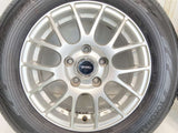 ヨコハマ ブルーアース RV-03 195/65R15  /　 トップラン 6.0J+45 114.3-5穴 4本