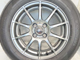 ヨコハマ ブルーアース E50 185/65R15  /　 シュナイダー 5.5J+45 100-4穴 4本