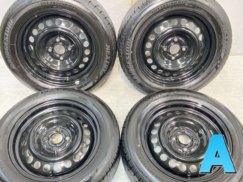 ブリヂストン ネクストリー 185/60R15 /ホンダ純正 T5B K4 6.0J+ 100-4