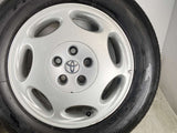 ファイアストン ワイドオーバル 215/60R16  /トヨタ純正  7.0J+45 114.3-5穴 4本