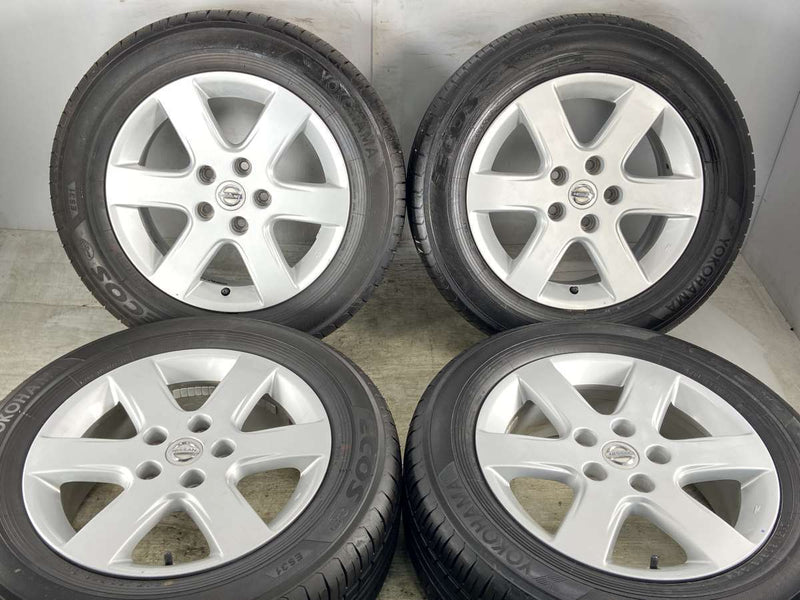 ヨコハマ エコス ES31 215/60R16 /日産純正 6.5J+40 114.3-5穴 4 