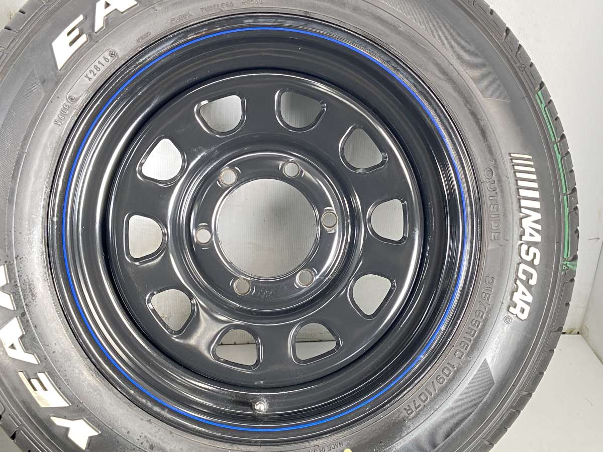 グッドイヤー ナスカー 215/65R16 109/107R / デイトナ 7.0J+38 139.7