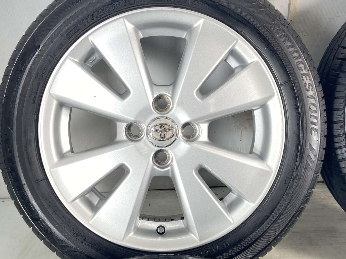 ブリヂストン エコピア 175/60R16 タイヤ ホイールセット ブリヂストン エコピア NH100c 175/60R16 /トヨタ純正 6.0J+39 100-4穴