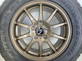ブリヂストン デューラー A/T001 215/70R16  /　 STRANGER 6.5J+40 114.3-5穴 4本