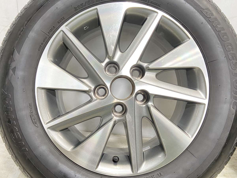 レボGZ　215/65R16　2016製　４本（ホイール付） ☆中古スタッドレス＆アルミホイール４本セット☆ブリヂストン