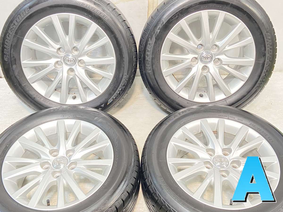 BS NEXTRY 215/60R16】夏タイヤ 4本【Flo-Tech 社外 16インチ