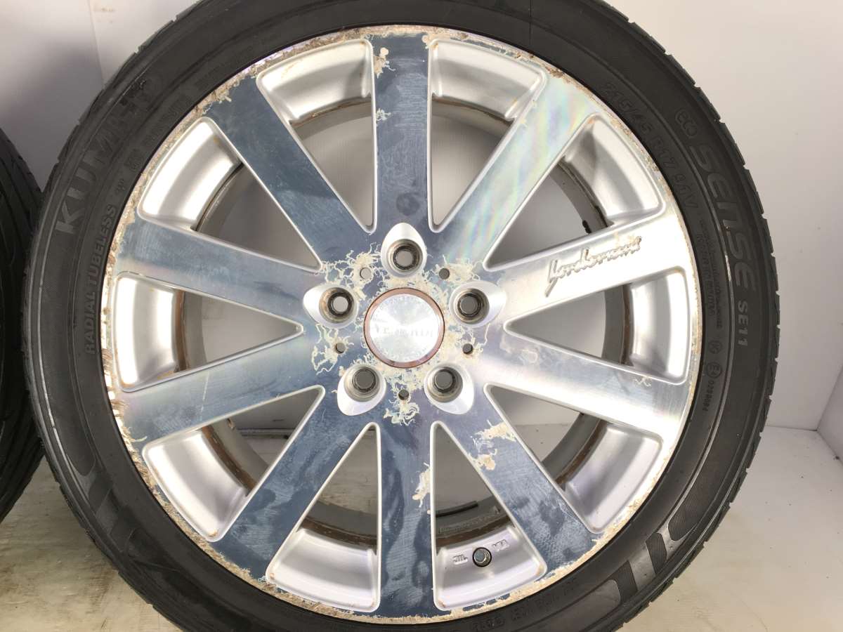 14 KUMHO eco SENSE 215/45R17 8分目 ノーマル 4 x 215/45 R17 91Y