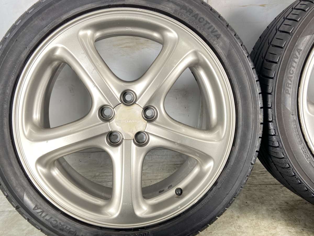 イエローハット PRACTIVA 215/45R17 /スバル純正 7.0J+55 100-5穴 4本 – タイヤ・ホイールカンパニー