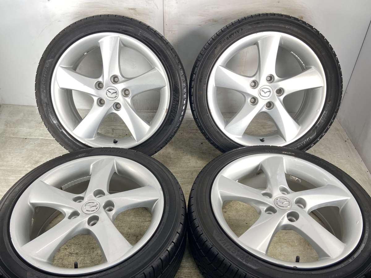 イエローハット PRACTIVA 215/45R17 /マツダ純正 7.0J+55 114.3-5穴 4