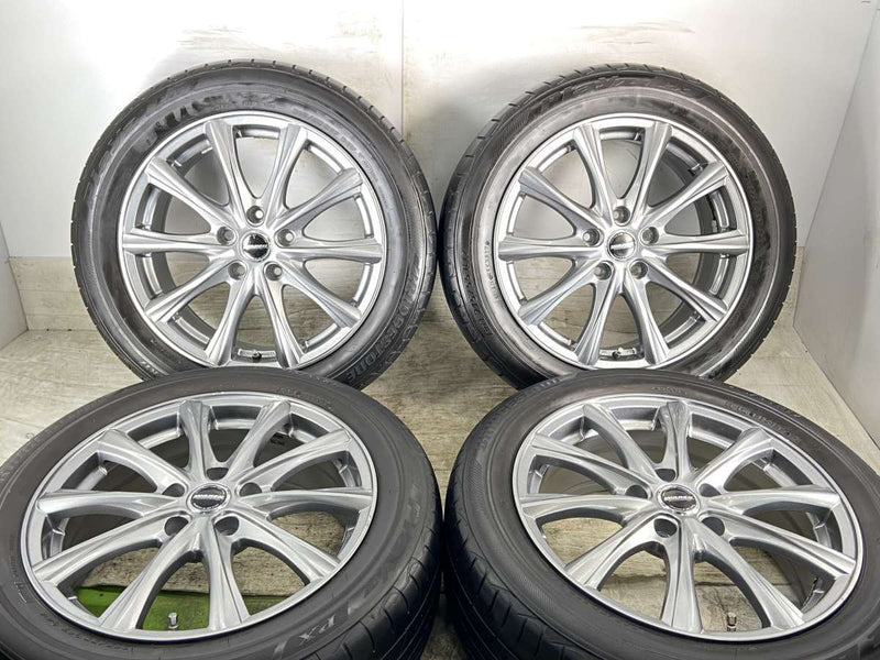 ブリヂストン プレイズ PX 215/55R17 / WAREN 7.0J+48 114.3-5穴 4本