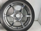 ダンロップ ルマン5 195/45R17  /ヨコハマ アドバンレーシング RG3 7.0J+47 100-4穴 4本