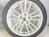 ヨコハマ アドバン FLEVA 195/45R17  /スズキ純正  6.5J+50 114.3-5穴 4本