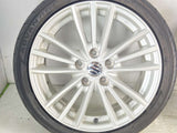 ヨコハマ アドバン FLEVA 195/45R17  /スズキ純正  6.5J+50 114.3-5穴 4本