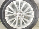 ダンロップ エナセーブ EC204 215/55R17  /トヨタ純正  7.0J+45 114.3-5穴 4本