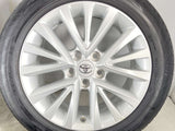 ダンロップ エナセーブ EC204 215/55R17  /トヨタ純正  7.0J+45 114.3-5穴 4本