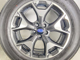 ヨコハマ ブルーアース E70 225/60R17  /スバル純正  7.0J+55 100-5穴 4本