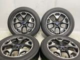 ヨコハマ ブルーアース E70 225/60R17  /スバル純正  7.0J+55 100-5穴 4本