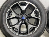 ヨコハマ ブルーアース E70 225/60R17  /スバル純正  7.0J+55 100-5穴 4本