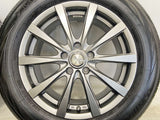 ヨコハマ ブルーアース RV-02 225/60R17  /　 GRASS 7.0J+48 114.3-5穴 4本