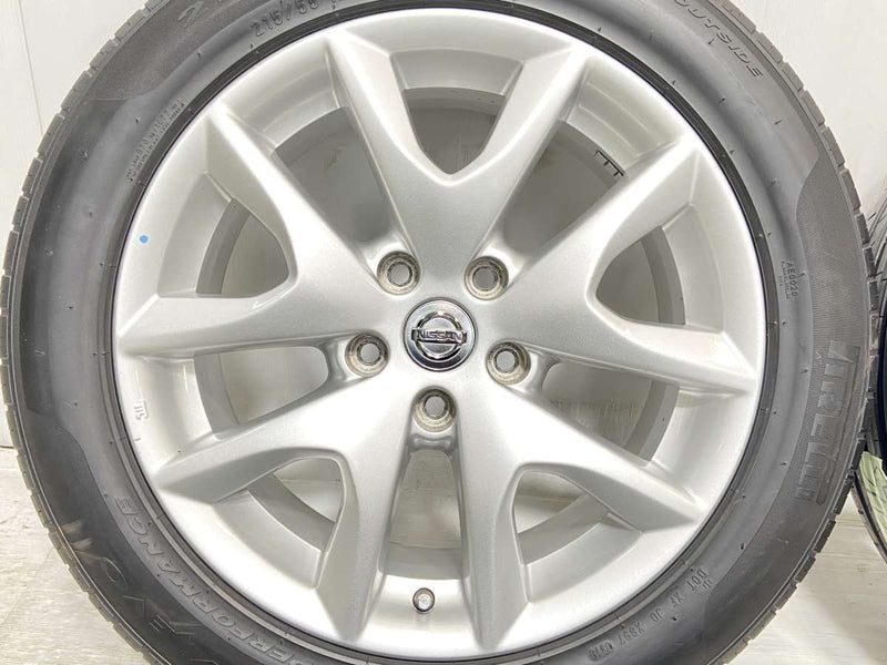 ピレリ P7 EVO 215/55R17 /日産純正 7.0J+45 114.3-5穴 4本 – タイヤ 
