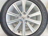 ヨコハマ ブルーアースRV02 215/55R17  /トヨタ純正  7.0J+45 114.3-5穴 4本